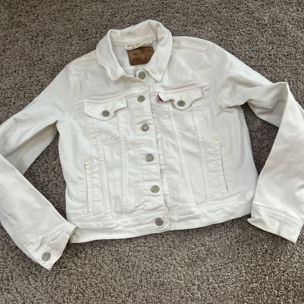 Levi's White Jean Jacket